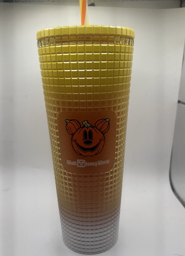 NEW Walt Disney World Starbucks Halloween 2024 Candy Corn Tumbler Cup