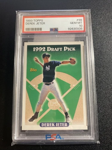 1993 TOPPS Derek Jeter #98 PSA 10 GEM MINT