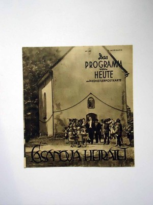 Casanova heiratet - Hans Leibelt - Programm von Heute - PvH 497 ungelocht (5/9)