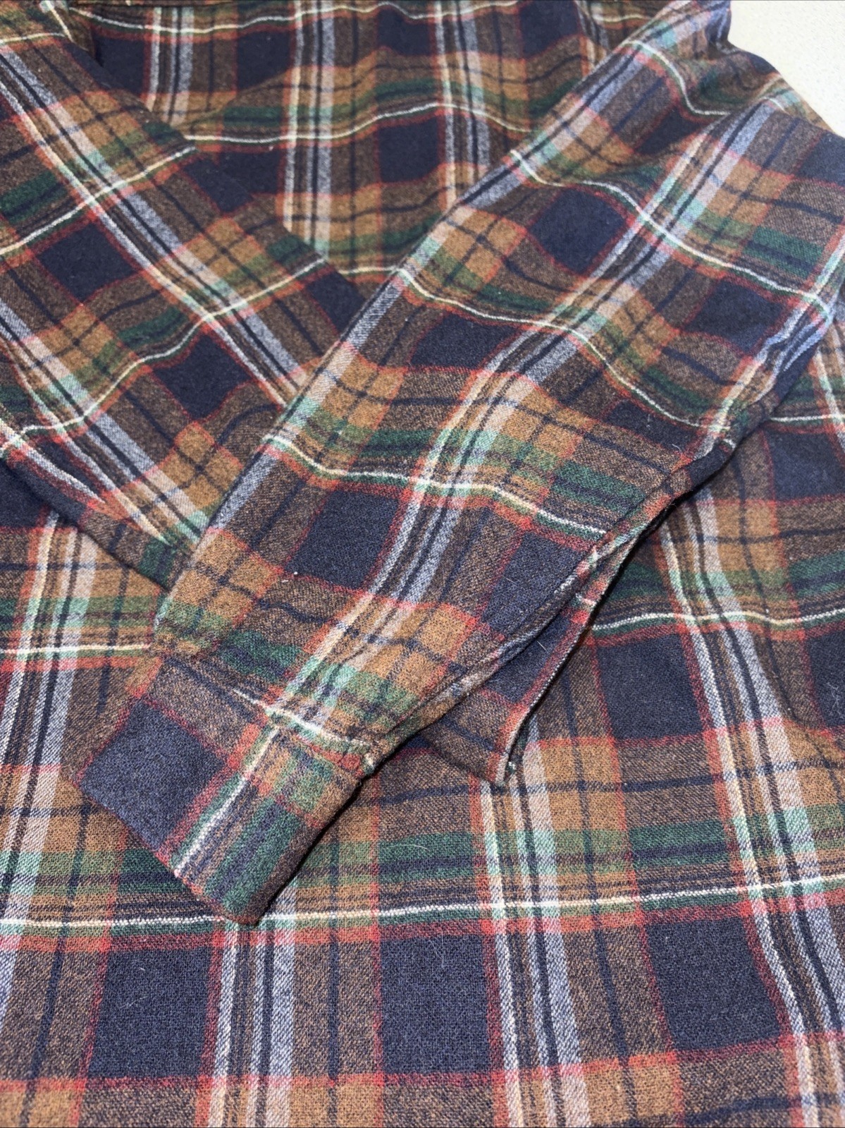 Pendleton Wool Button Down Flannel Shirt Plaid Sz… - image 18