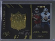 2015 Panini Black Gold Duel Symbols 110/149 Jameis Winston Marcus Mariota 2r5