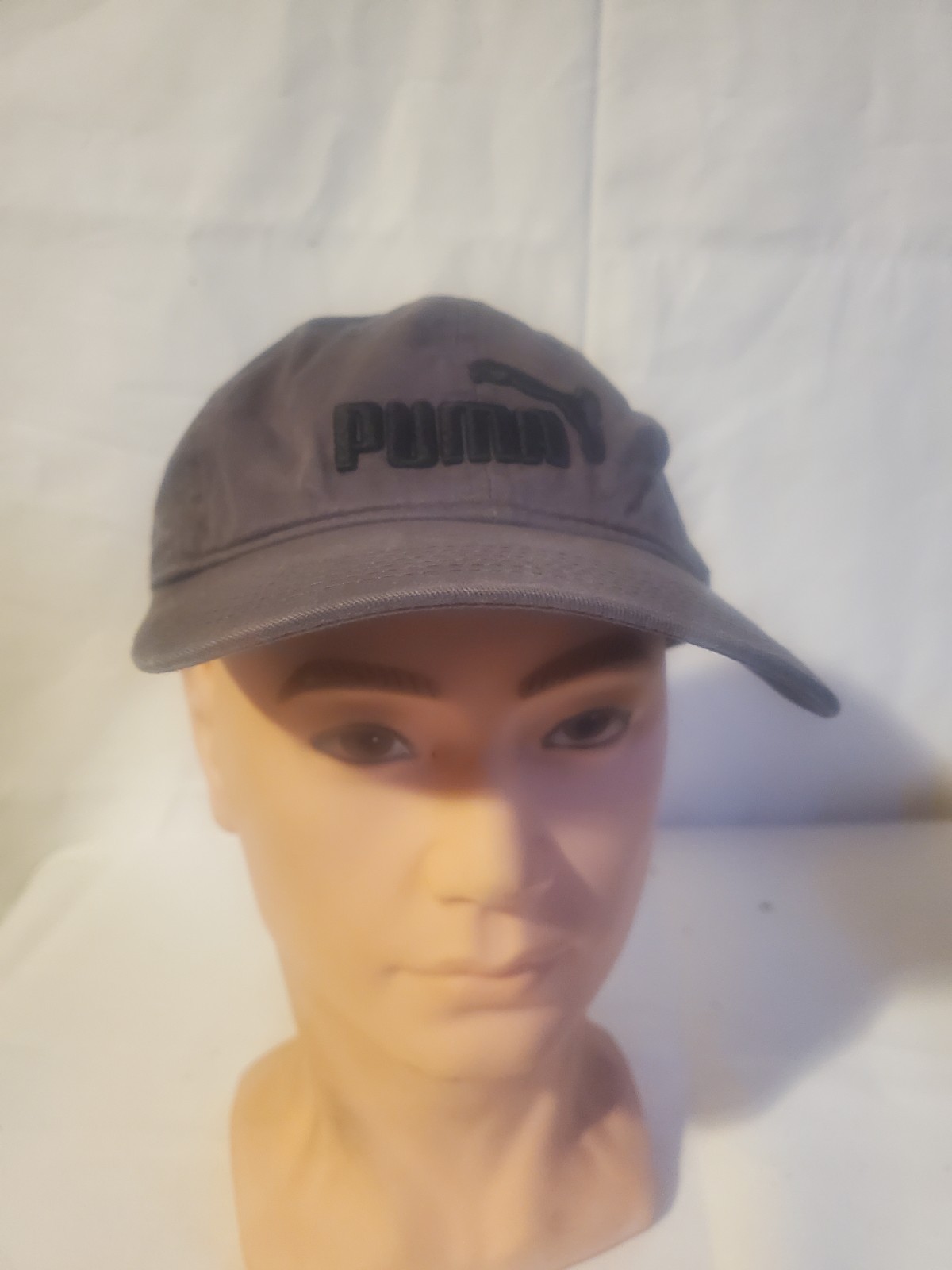 Puma Gray Adjustable Strapback Baseball CapMens A… - image 1