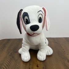 Disney 101 Dalmatians Patch Plush 13  Puppy Dog Red Collar Stuffed Animal