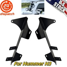 1 Set For Hummer H3 Light Bar Mount With Black 4 Pod Tabs Powder Coated 1 Set For Hummer H3 Light Bar Mount With Black 4 Pod Tabs Powder Coated