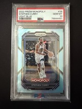 2022-23 Panini Prizm Monopoly - Stephen Curry #28 Light Blue Prizm /199
