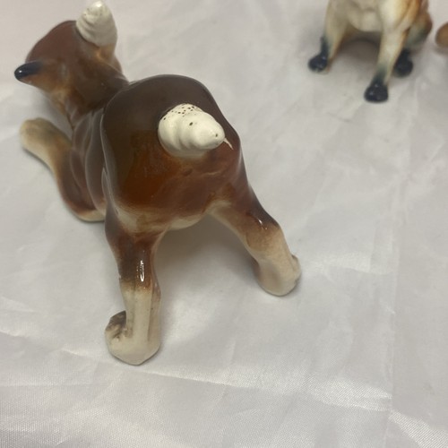 3 Porcelain Dog Figurines BOXER BREED Circa 1950's 60’s 1 Japan 3-4” - Picture 6 of 24