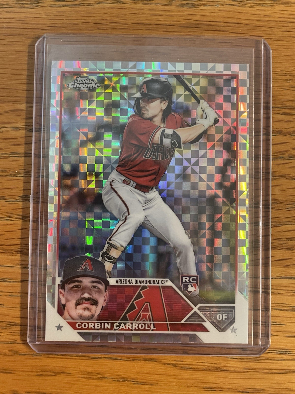 Corbin Carroll Rookie 2023 Topps Chrome #95 X-Fractor Arizona Diamondbacks (RC)