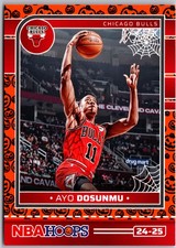 2024-25 Panini NBA Hoops Ayo Dosunmu Haunted Insert #171 Chicago Bulls