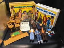 RARE Welcome Back Kotter Classroom Deluxe Set  Action Figures  Box