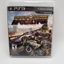 MotorStorm Apocalypse PS3 Video Game Multiplayer 3D Compatible Racing CIB