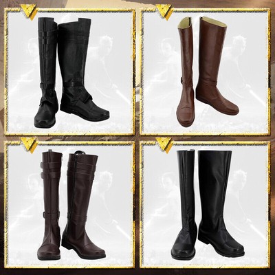 Star Wars Anakin Skywalker Obi Wan Han Solo Schuhe Requisiten PU lange Stiefel