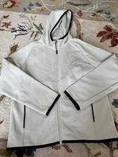 Light Gray Active Wear Zip-Up Hoodie Size XXL