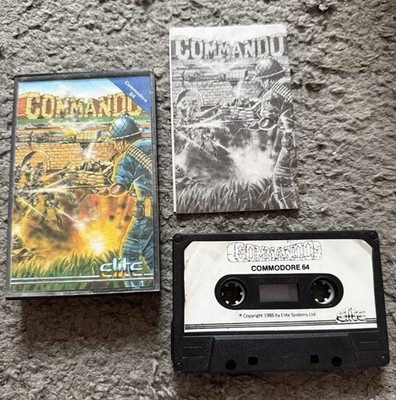 Commodore 64 Spiel Commando getestet siehe Bild komplett 