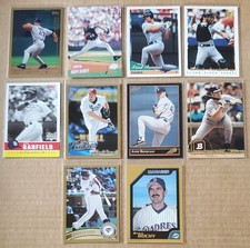 San Diego Padres - 100 card lot - RCs, PARALLELS, INSERTS and 1 RELIC Card 