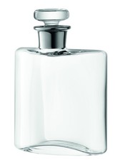 LSA International Flask Decanter 13.5 fl oz Clear/Platinum Neck