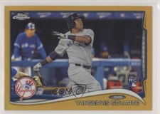2014 Topps Chrome Gold Refractor 28/50 Yangervis Solarte #126 06bg