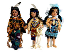 Native American Porcelain Dolls Paradise Gall...