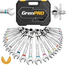 23pcs Flex-head Ratcheting Wrench Set Combination Ratchet Wrenches Set Metric A 23pcs Flex-head Ratcheting Wrench Set Combination Ratchet Wrenches Set Metric A