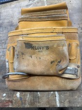 Kuny's API933 AP-i933 Carpenter's Nail & Tool Bag 10 Pocket, Yellow Little Use