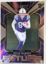 TYLER WARREN RC 2025 Panini Select Football NFL Future Rookie Card #9 Colts