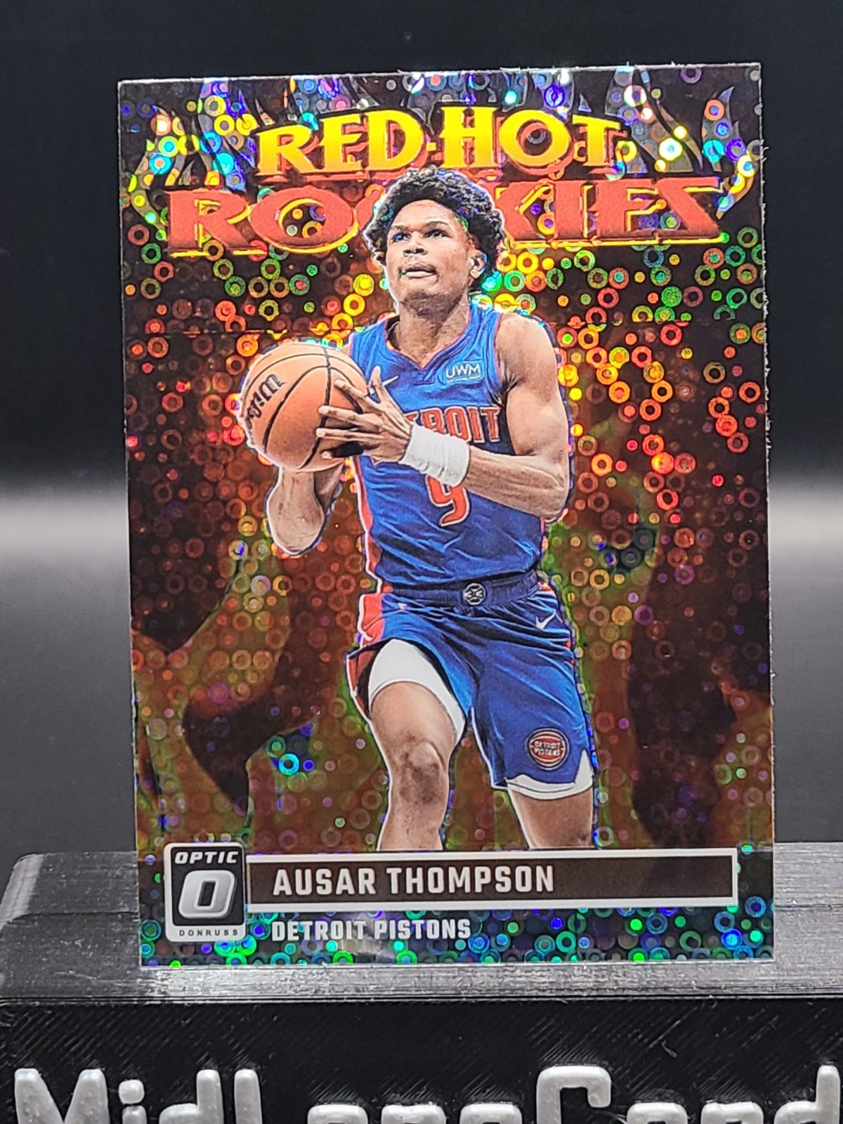 2023-24 Donruss Optic Ausar Thompson Red Hot Rookies Fast Break Pistons