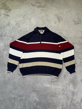 Navigare Sport Retro Polo Pullover 90s Streif...