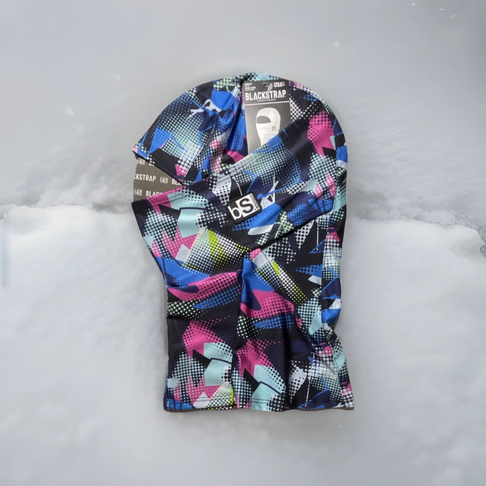 Blackstrap The Hood Balaclava Multicolor One Size Adult Polyester Geometric