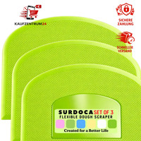Teigschaber Teigkarte Teigspachtel Kunststoff Bpa-Frei Flexibel 11,8X7,3 Zoll