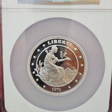 $100 Union 2013 5 Oz Silver Proof Coin Ngc Certified