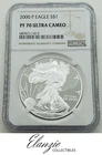 2000-P Proof American Silver Eagle NGC PF70