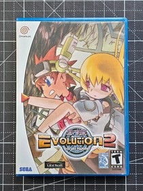Dreamcast Evolution 2 Version 2 You Choose Custom Case NO Game NO Manual