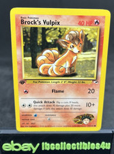 Pokémon Card 1st Edition Brock’s Vulpix 73/132  Gym Heroes Common Wotc 2000 Mint