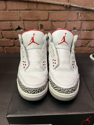 #ad Size 11 Jordan 3 Retro White Cement 2011 No shoe Laces $140.00