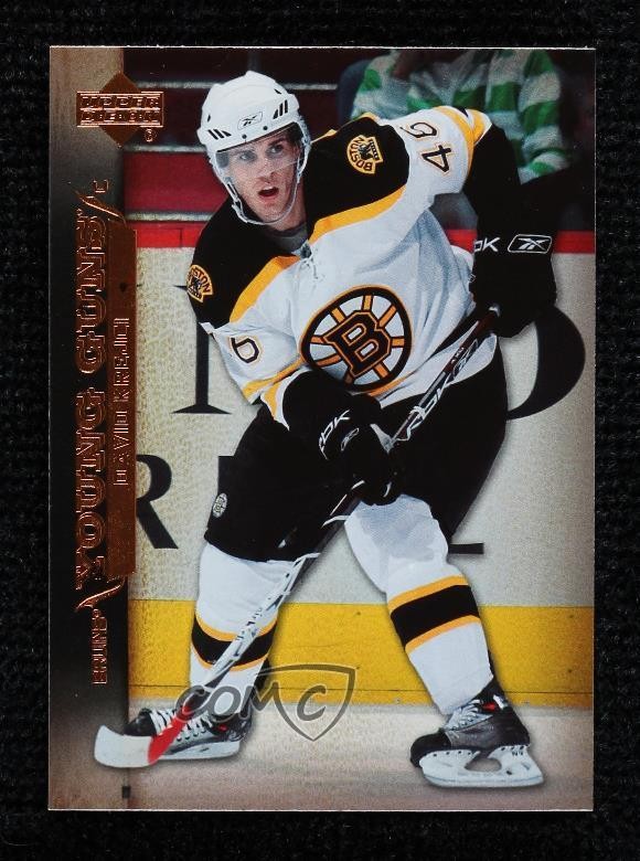 2007-08 Upper Deck Young Guns David Krejci #208 0a02