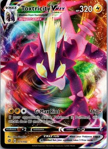 Toxtricity VMAX Ultra Rare SWSH02: Rebel Clash 071/192 NM
