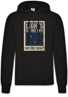 Lights In The Sky Herren Hoodie Lubbock Alien UFO Haunebu 12 Grey Area 51 TR3B