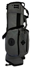 Jones Sports Golf Troupe 3.0 Stand Carry Bag 5-Way Single Strap Gray Black