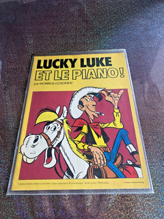 TBE/ LUCKY LUKE ET LE PIANO / ALBUM PUBLICITAIRE CHEVRON /MORRIS / AMI TINTIN