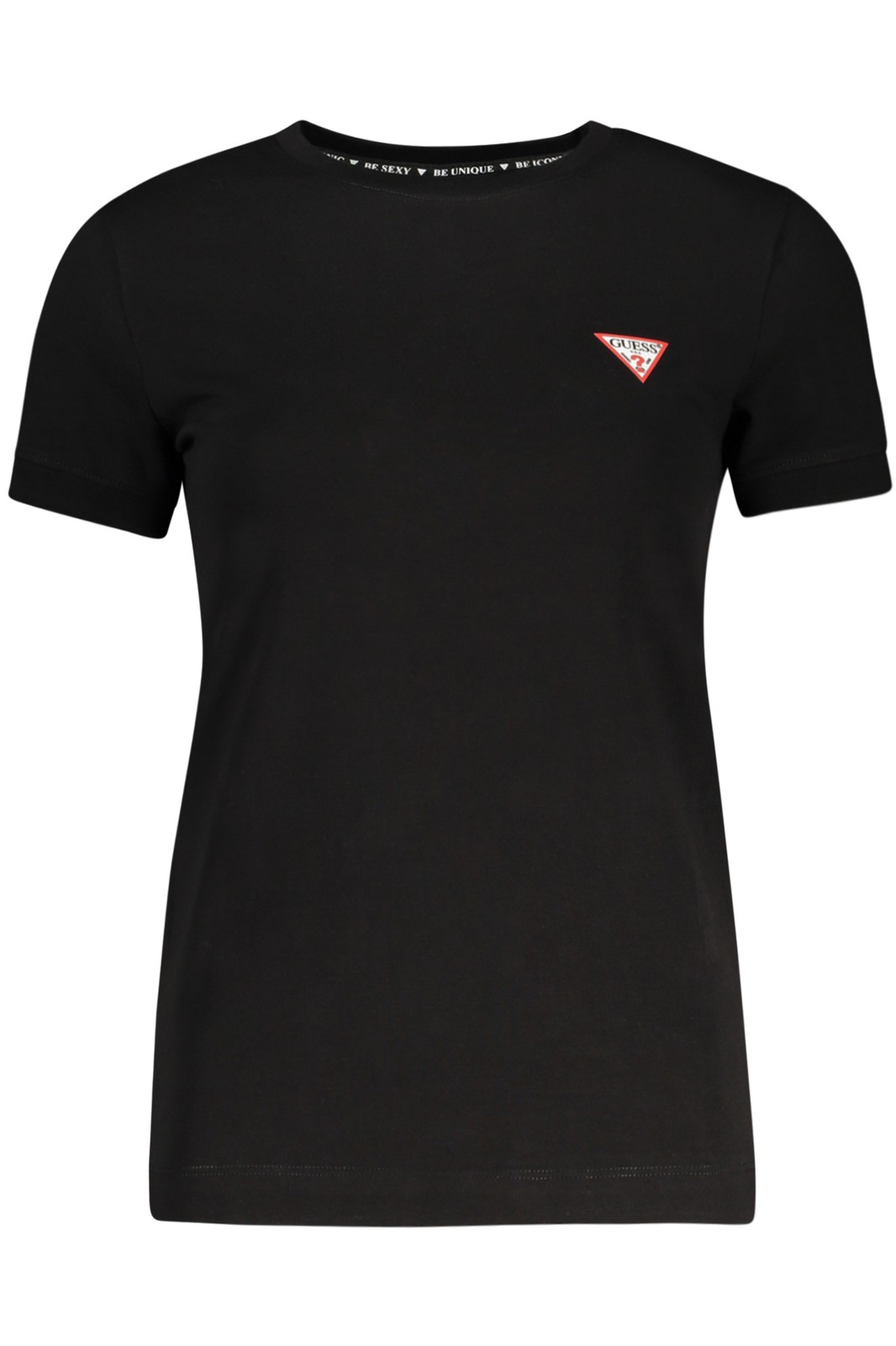 Guess Donna Nero Maglietta Da Mini Triangle - Immagine 2