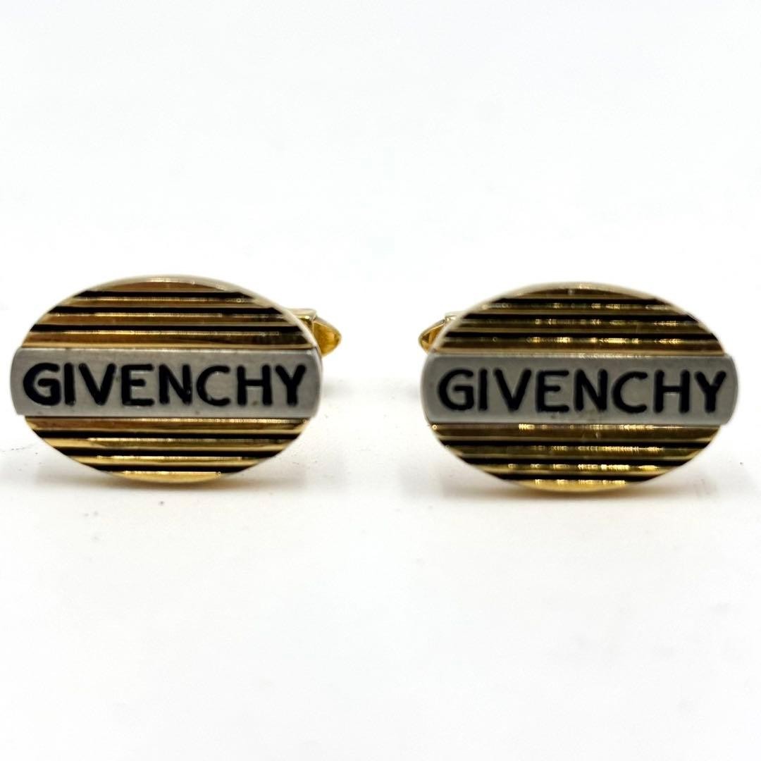 Givenchy Cufflinks Button Button Silver Gold -USE… - image 5