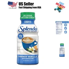 Sugar Free, Low Calorie French Vanilla Coffee Creamer, 8 Fl Ounces Bottle