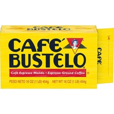 Café Bustelo Espresso Dark Roast Ground Coffee Brick, 16 Ounce (Pack of 12) 
