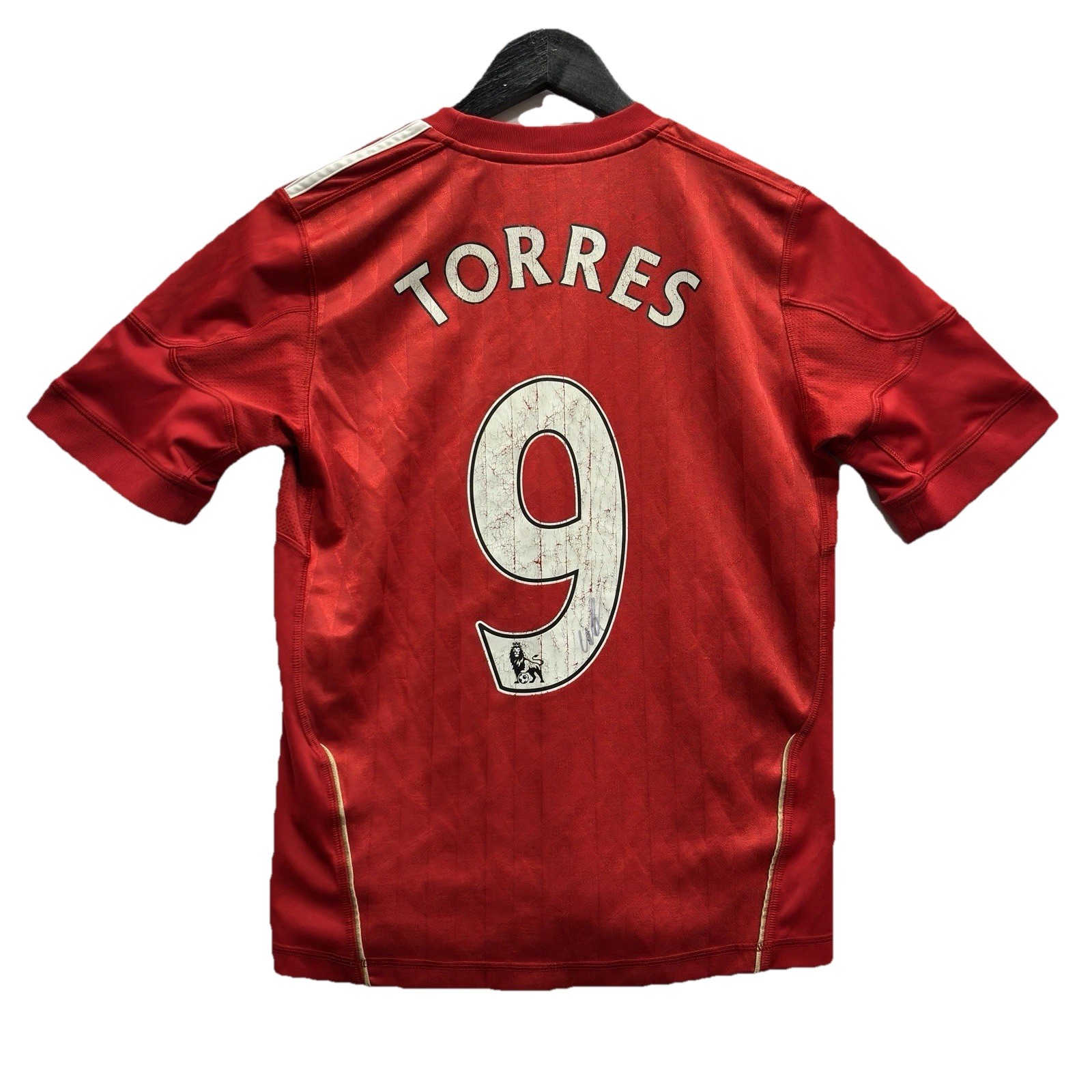 Vintage 2010-12 Liverpool Adidas Home Jersey Torres #9 LFC Soccer Football Small