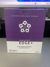 Amare EDGE Plant-Based Nootropic Grape 30 Sticks Free Shipping     
