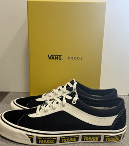 Vans X RHUDE Bold Ni Shoes Mens Size 9 Black White Sneakers Rare Lot Running shoes Vans | Vinted main image 3