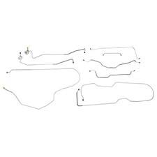 1973-80 Chevrolet Gmc K20 K25 Long Bed Complete Power Brake Line Set Kit Oe 1973-80 Chevrolet Gmc K20 K25 Long Bed Complete Power Brake Line Set Kit Oe