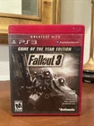 Fallout 3 -- Game of the Year Edition (Sony PlayStation 3, 2009) W/Manual
