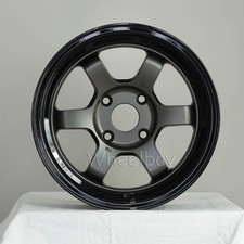 4 Pcs Rota Wheel Grid V 15x7 4x114.3 20 Fgm Blk Datsun 510 Mgb .