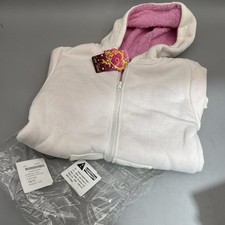 New Coney Island Girls' Sherpa Lined Soft Fleece Zip Up Hoodie Size 10/12