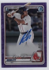 2020 Bowman Chrome Prospects Purple Refractor 226/250 Brandon Howlett Auto 1t3